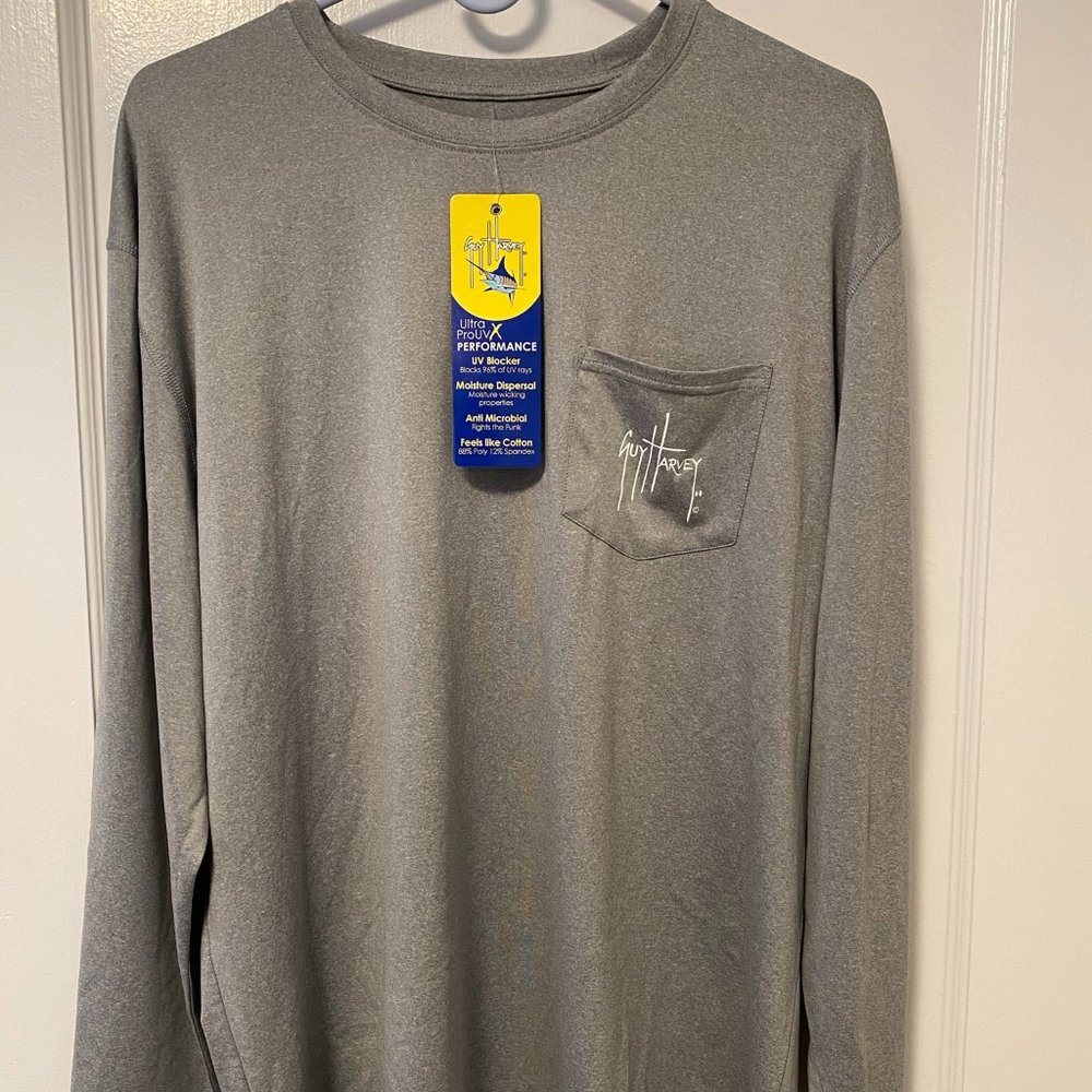 NWT Guy Harvey UVX Performance Long Sleeve Shirt